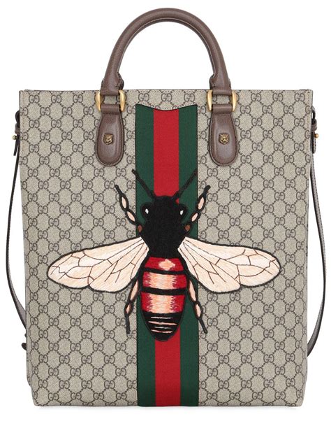 gucci patch tote